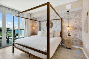 1 bedroom, iron/ironing board, travel crib, WiFi