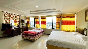 Free WiFi, bed sheets