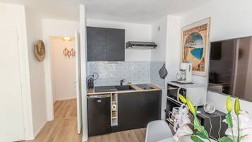 Réfrigérateur, micro-ondes, four, cafetière/bouilloire