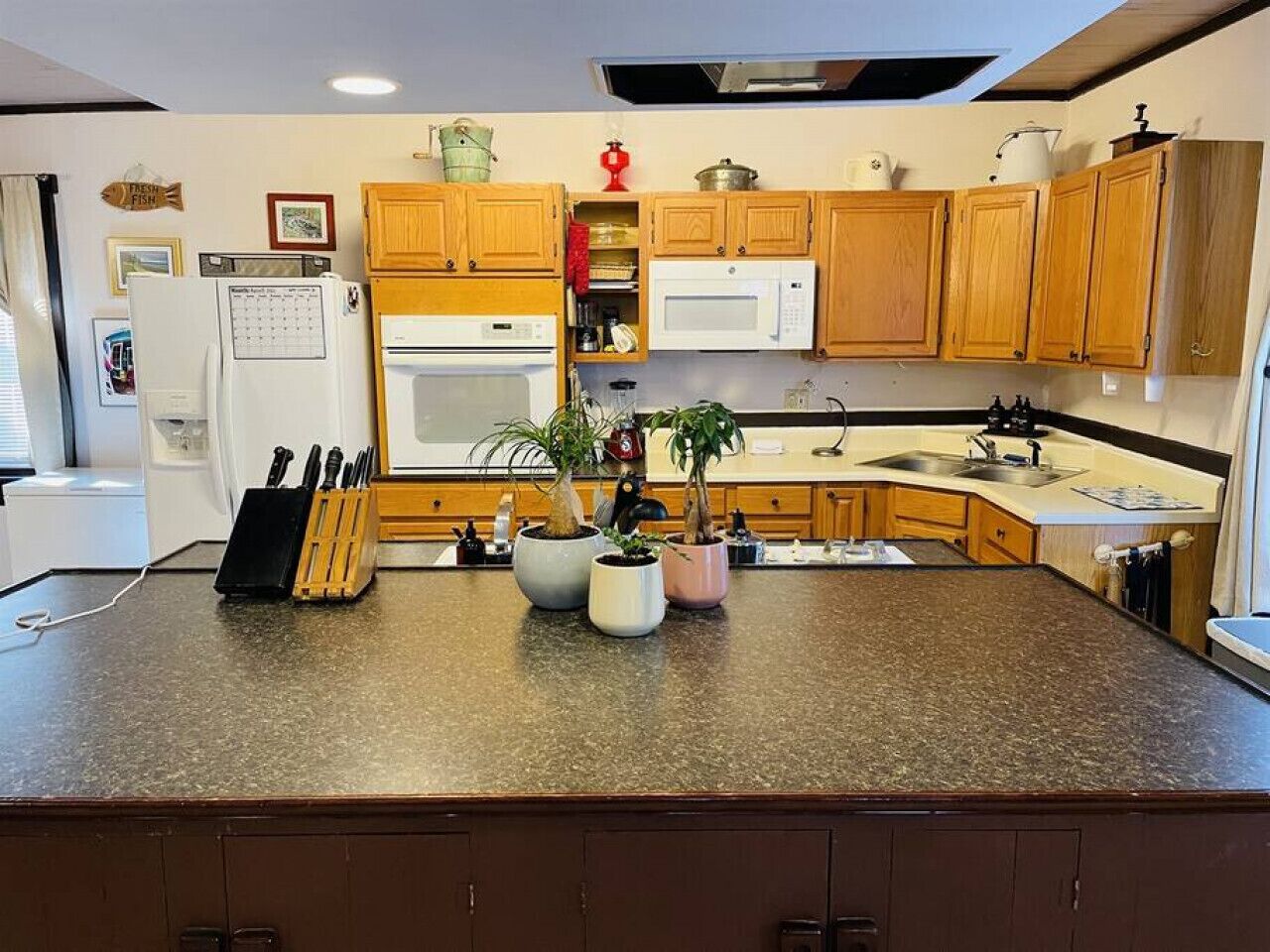 Køleskab, mikrobølgeovn, ovn, kogeplade