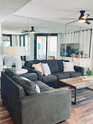 Flat-screen TV - Relax with Gulf Views at Phoenix East 201 Escape (Orange Beach)