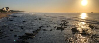 Newly decorated 3 Bedroom Family Apartment with direct beach access .