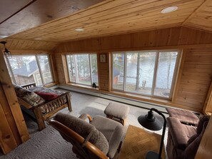 TV connectée, cheminée