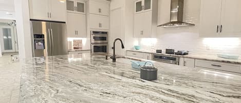 Stovetop, dining tables
