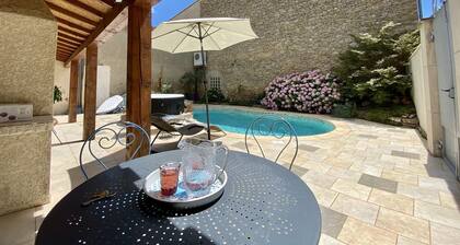 Private house with pool and spa 20ms from the city of Carcassonne Occitanie