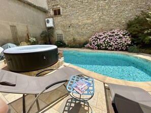 Pool - Private house with pool and spa 20ms from the city of Carcassonne Occitanie (Laure-Minervois)