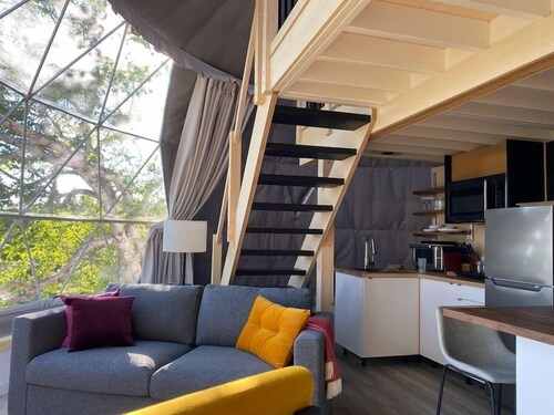 Dome #5 ocean view at Domaine Renard