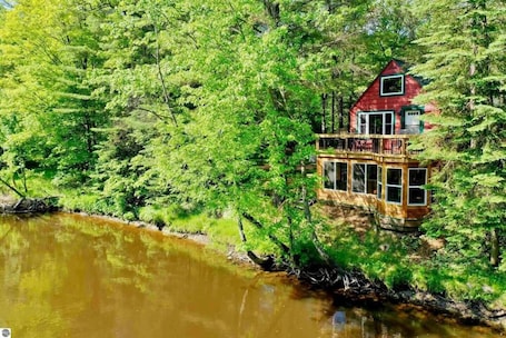 Exterior. Secluded Riverfront Cottage | Sauna, Fire & Kayaks