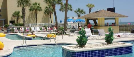 Indoor pool, a heated pool