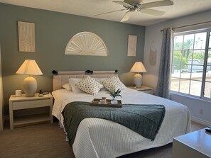 3 bedrooms, desk, iron/ironing board, free WiFi