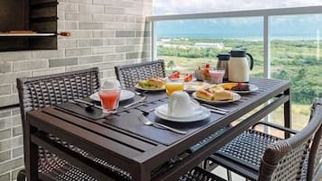 Opções para refeição ao ar livre