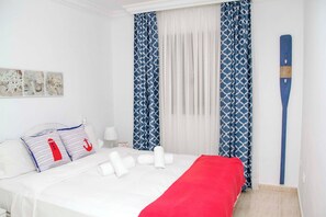 2 bedrooms, iron/ironing board, travel crib, free WiFi