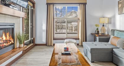Heart of Rockies- hot tub, steam room, view, 2BR, sleeps 7 -S105