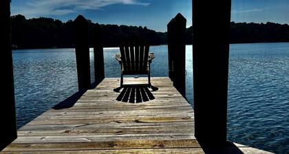Stunning Water Front Home with Private Dock and Beach and Sunsets