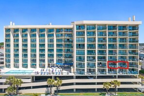Exterior - Myrtle Beach Oceanfront Condo with Pool Access! (North Myrtle Beach)