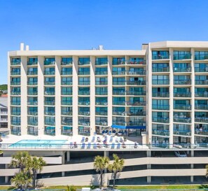Exterior - Myrtle Beach Oceanfront Condo with Pool Access! (North Myrtle Beach)