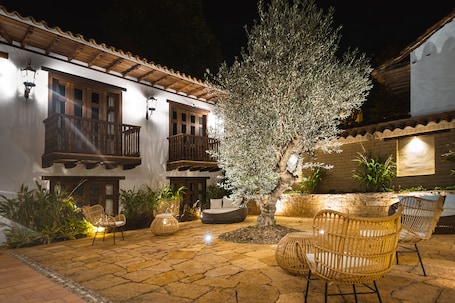Courtyard. Hotel Casa Alcestre