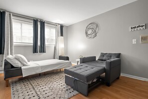 1 chambre, bureau, fer et planche Ă repasser, accĂšs au Wi-Fi (inclus)
