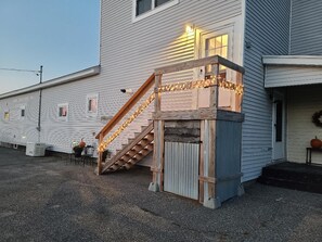 Exterior detail - Private, quiet & beautiful second story with peek a boo water views (Milbridge)