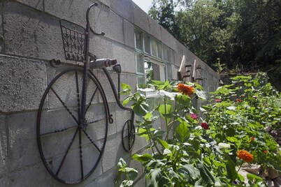 Cottage and Gardens on the Rush River