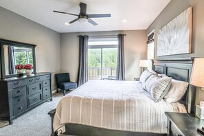 5 dormitorios, tabla de planchar con plancha, wifi y ropa de cama