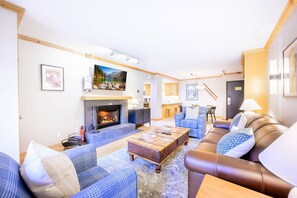 TV, fireplace, DVD player