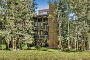 Exterior - Tranquil Forest Views, Balcony w/Grill, W/D, Gas FP, Outdoor HT & Parking. Plan Your Summer Now! (Snowmass Village)