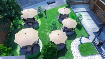 屋外バンケット スペース