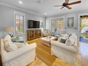 Maison, 3 chambres | Salle de séjour