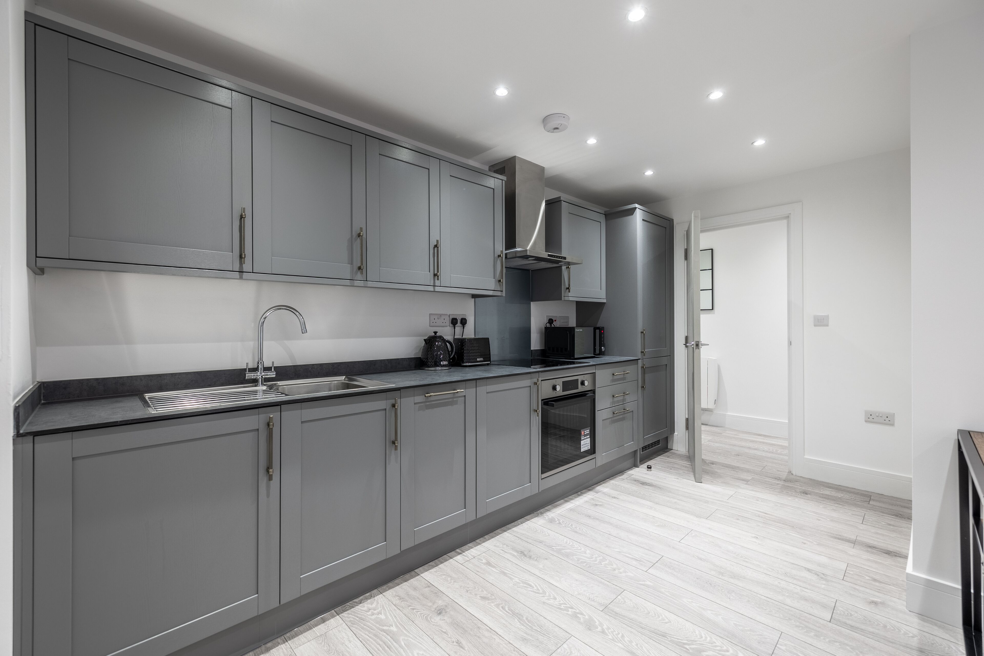 Leilighet, 2 queensize-senger | Eget kjøkken | Kjøleskap, mikrobølgeovn, ovn og kokeplater