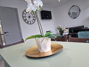 Apartment | Private kitchen | Fridge, microwave, oven, stovetop
