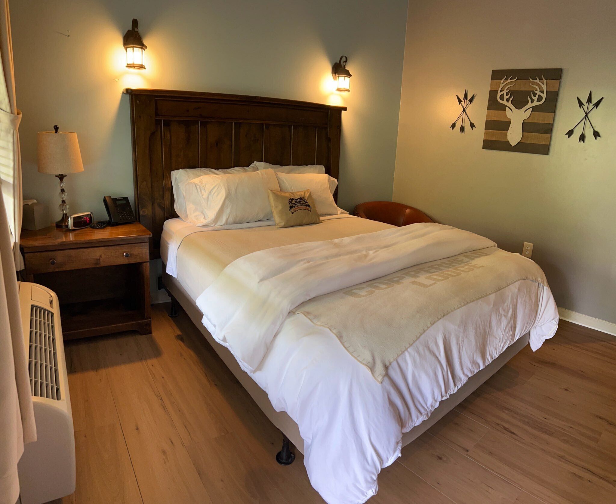 Chambre Deluxe, 1 grand lit, non-fumeur, vue parc | Vue sur le complexe touristique