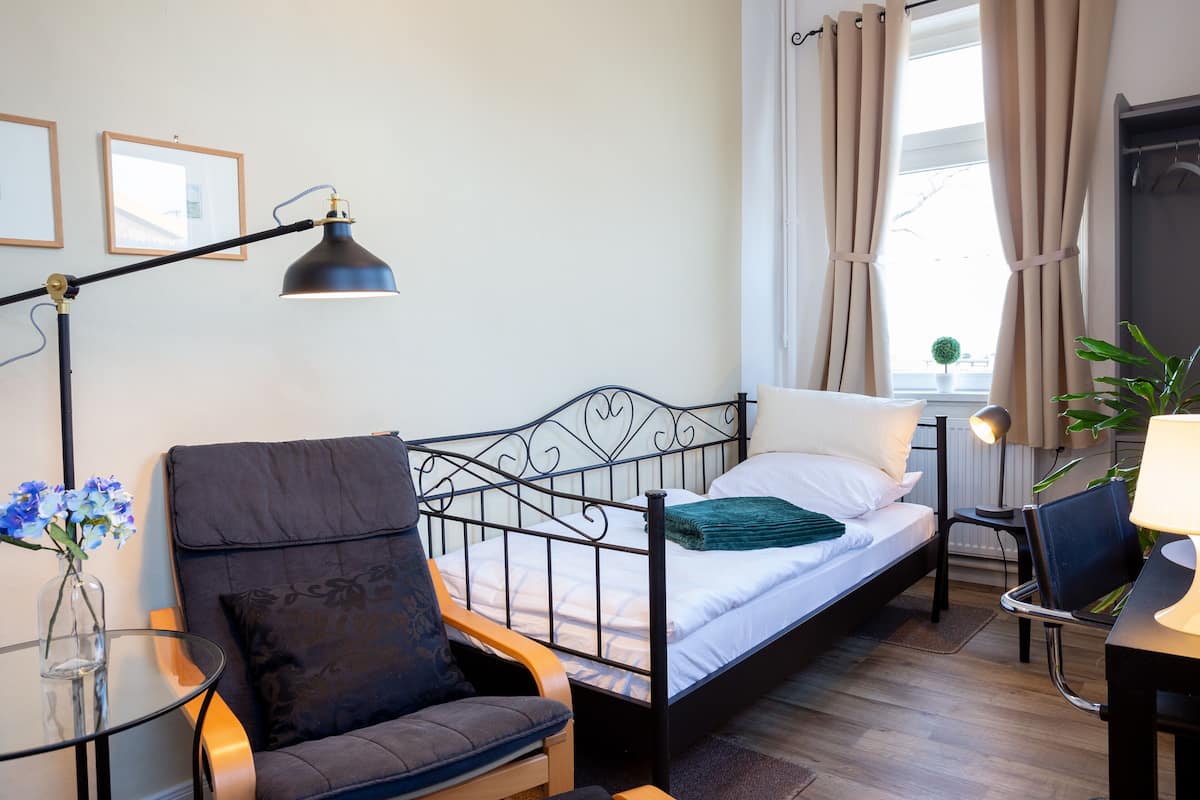 Basic Single Room, Shared Bathroom, Park View (Low Budget)