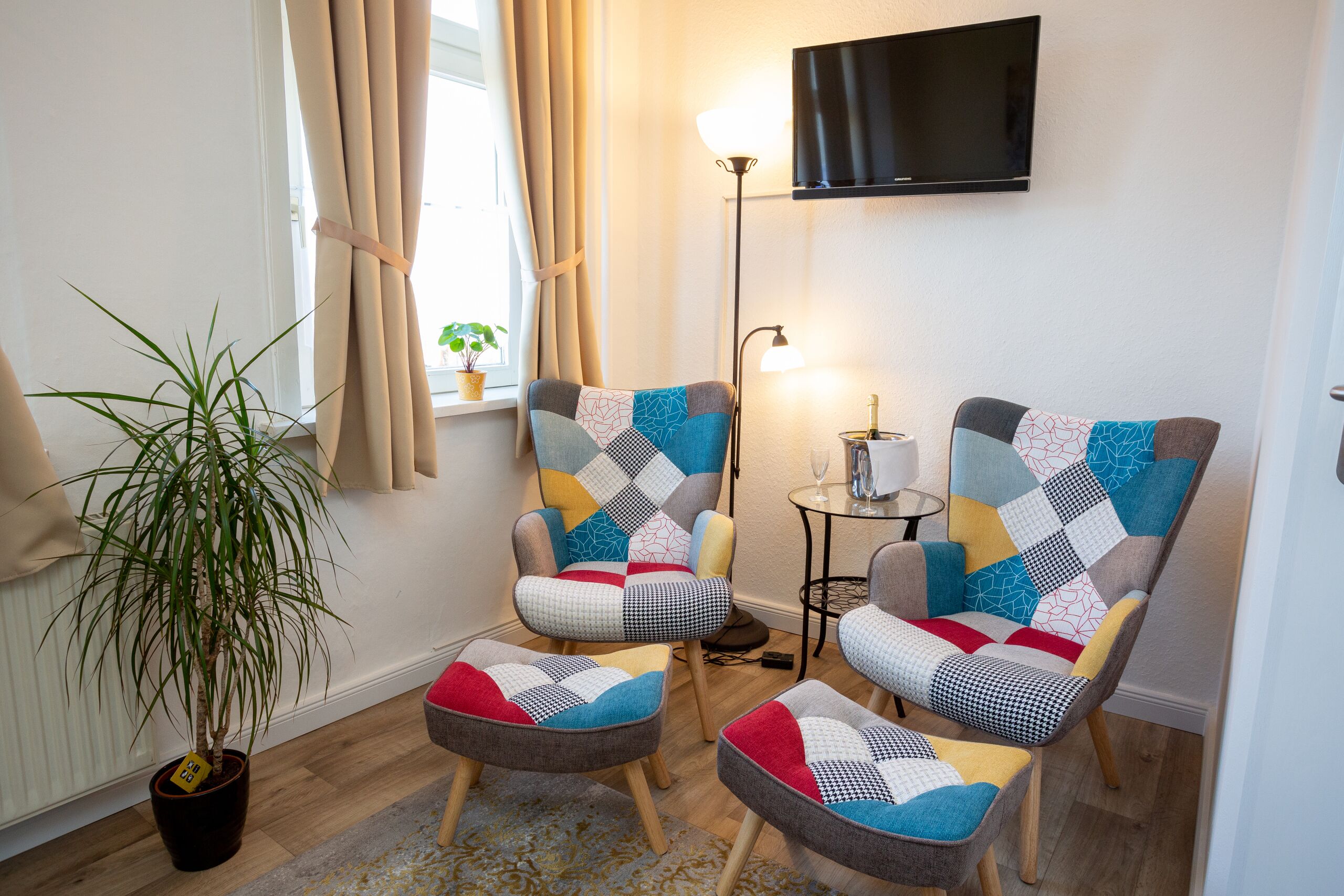 スタンダード ダブルルーム 専用バスルーム パークビュー | 1 室のベッドルーム