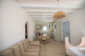 Living area - Amazing Apt in Ano Mera (Mykonos)