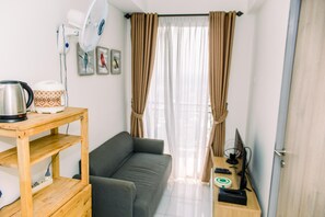 TV - Fully Furnished 1Br Apartment Akasa Pure Living Bsd (South Tangerang)