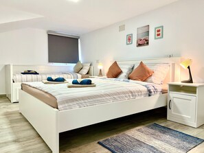 3 chambres, fer et planche à repasser, accès au Wi-Fi (inclus)