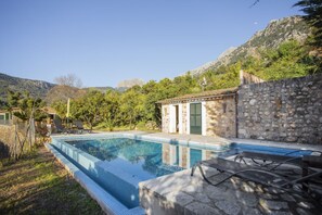 Pool - Holiday Home "Es Tarongers" with Mountain View, Garden, Terrace & Pool (Sóller)