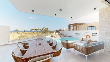 SEA VIEW VILLA POLYMNIA-22 | Terrace/patio