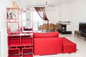 TV - Delightful Apartment with amazing view (Elliniko-Argyroupoli)