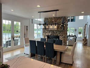 Dining - Huge Cape Cod Style Home on all Sandy beach / Cedar Lake MI (Oscoda)