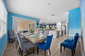 Villa, Multiple Bedrooms | Dining - Luxury 13 Bedroom Disney Villa Pool SPA Game Room WI-FI 13 Villa by RedAwning (Davenport)