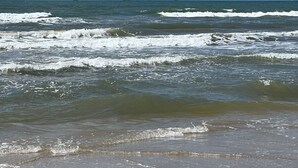A beach with waves and a clear sky. - River Rendezvous! Newly renovated with newly  constructed boathouse (Matagorda)