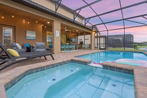 Indoor pool, a heated pool