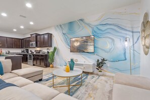 Smart TV, video games, table football, books