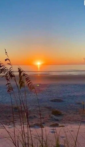 Sulla spiaggia, lettini da mare, teli da spiaggia