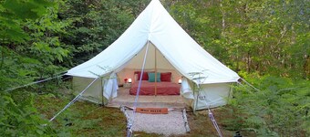 Boho Bell Tent: BLISS IN THE FOREST