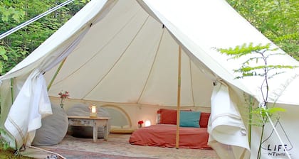 Boho Bell Tent: BLISS IN THE FOREST