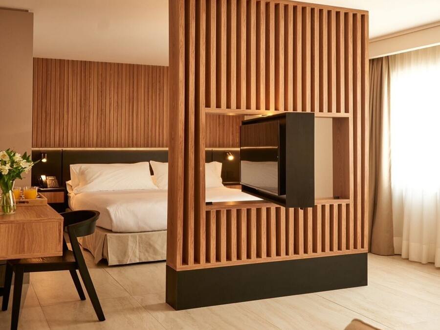 Standardsuite - 1 kingsize-seng - ikke-ryger | Pengeskab på værelset, lydisolering, strygejern/strygebræt, gratis Wi-Fi