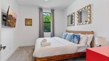 Bedroom 1 | King Bed in Primary Suite with Separate Door
